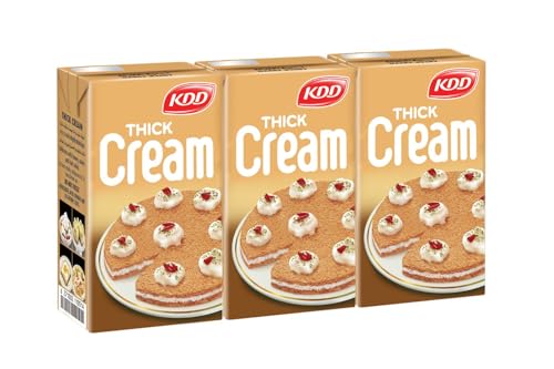 KDD Thick Qishta Cream 250 ml Pack of 3