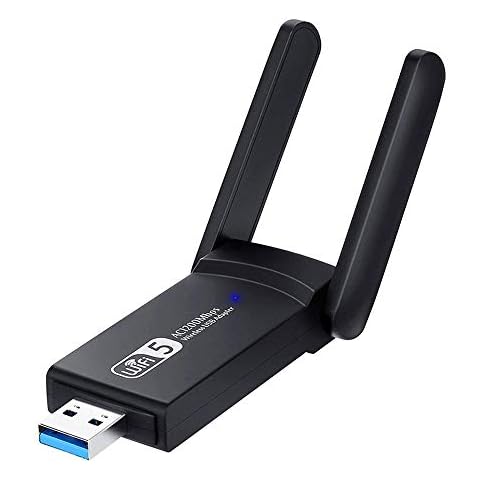 Makida Wifi Dongle, Wireless USB Wifi Adapter 1200Mbps Dual Band 2.4G/5G USB 3.0 Wifi Stick Mini Wireless Network Card for PC Desktop Laptop, Support Windows 10/8/7/Vista/XP/2000, Linux, Mac Os X 10 Cover