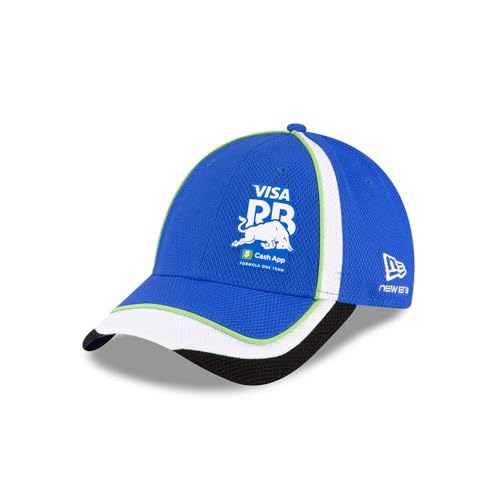 Casquette ajustable Visa Cash App Racing Bulls F1 bleu vif New Era 9FORTY visière incurvée