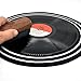 GrooveWasher Big 'G' Record Cleaning Mat – Professional Work Mat for Cleaning Vinyl Records, Lg 16” Dia., Thick Double Layered Microfiber, Protect Delicate Vinyl Records While Cleaning