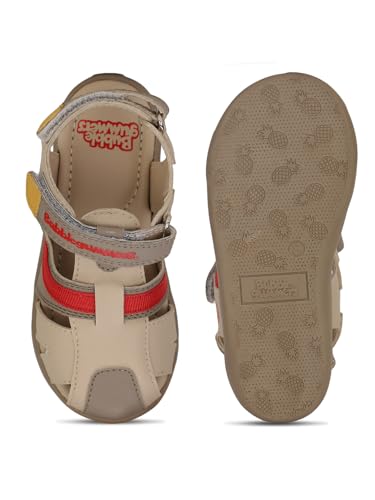 Image of Bubblegummers 1612 Starlight Grey Sandals Shoes for Kids|Everyday|Running|Walking|Comfortable Fit|Fashionable