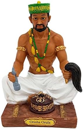 Figura de Dios Africano de 7" Orisha Orula Estatua Yoruba Santeria Lucumi