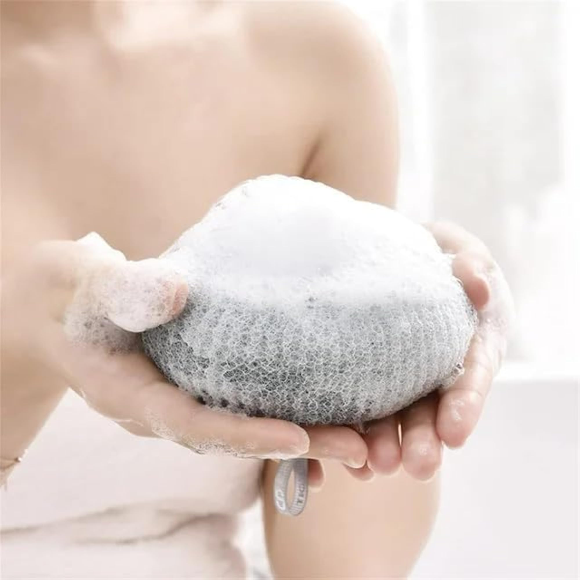 Premium Bath Sponge Cleaning Brush with Suction Hook