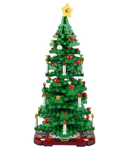 Amecke レゴ クリスマス レゴ レゴ クリスマスツリー クリスマスツリー おもちゃ ギフト 男の子 女の子 子供用 おしゃれ クリスマス ギフト クリスマス レゴ クリエイティブ クリスマスツリー 組み立て式ブロックおもちゃ クリスマスツリー レゴ組み立てキット粒子数784 (グリーン)のサムネイル