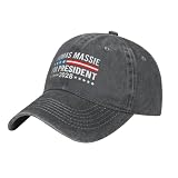 MFVYRMCKJ Ron Paul Thomas Massie Election 2028 President Trucker Hat Cowboy Baseball Cap Deep Heather