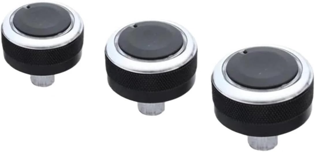 VEADONS Compatible With Golf 4 Passat B5 Car Air Conditioning Knobs Heating Control Buttons Interior Accessories 3pcs