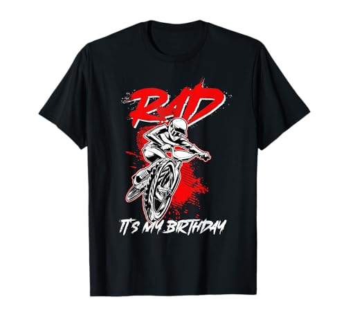 Rad BMX 80s Boys Birthday Dirt Biking T-Shirt