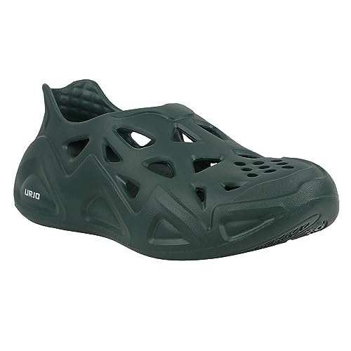 Image of URJO EZY Men's Clogs /Sandals with Adjustable Back Strap Ultra Soft & Flexibility Anti Skid Comfortable Waterproof Daily Mules Clogs /Sandals for Men
