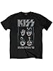 Kiss T Shirt Made for Lovin You Band Logo Official Mens Black L #1