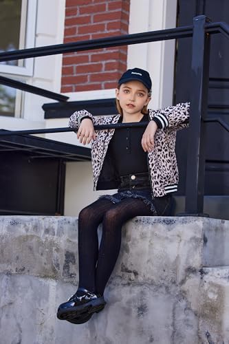 Arshiner Girls Long Sleeve Henley Ribbed Knit Shirts for Girls Button Down Slim Fit Tops Round Neck Blouses 6