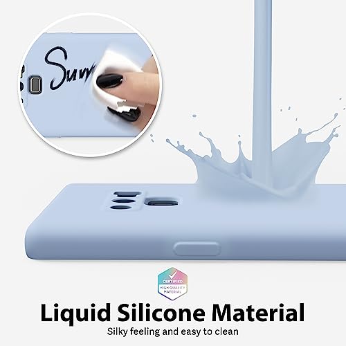 Coque Samsung Note 9 silicone haut de gamme oakxco bleu épuré - 4