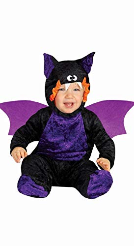 Combinaison avec ailes et capuche chauve-souris pour fête bébé