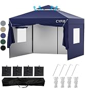 Amazon | CYFIE タープテント 3m×3m/3m×6m(強化型!) サイドシート付 高