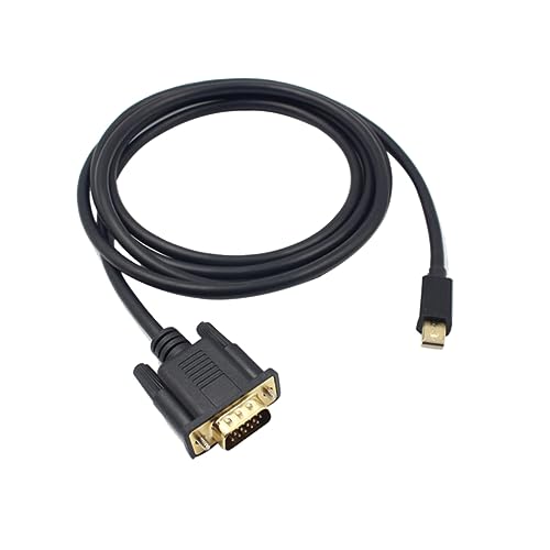 Yardenfun 1.8m Mini to Vga Cable to Vga Cable for Displayport to Adapter Use Laptop Monitor
