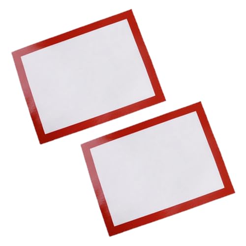 PRETYZOOM 2pcs Silicone Baking Mats, Heat-Resistant, Thicken