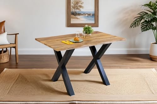 SAM Esstisch Tiger 120 x 80 cm, Mangoholz massiv & naturfarben,...