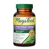 MegaFood Magnesium Glycinate, Citrate, Malate 300mg Supplement - Highly Absorbable Blend to Support Heart, Nerve Health & Relaxation, Triple Magnesium Complex Supplement, 60 Capsules (30 Servings)