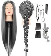 Neverland Training Kopf 28 Zoll 100% synthetische Faser Haarfrisur Styling Kopf Mannequin Manikin...