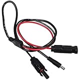 LIGIGWASH Cable de Extensión a Dc5525 para Paneles Solares Adaptador de Conversión Solar 55 MM Cable Fotovoltaico Resistente para Sistemas Domésticos y Aplicaciones Solares