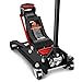 DNA Motoring Floor Jack 4 Ton (8000 lbs) Capacity, Fast Lift Low Profile Hydraulic Trolley Jack, Steel Heavy-Duty Service Car Jack, Lifting Range 4.5
