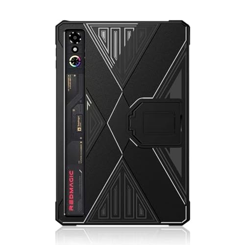 RedMagic Astra 2 �Q�[�~���O�^�u���b�g23cm�p�P�[�X�A�܂肽���ݎ��X�^���h�J�o�[ | �^�u���b�g�ی�P�[�X�A�����h�~�A���h�~�A�O�p�`�̈��肵���X�^���h�AREDMAGIC 5 Pro�p�t���J�o�[�ی�J�o�[