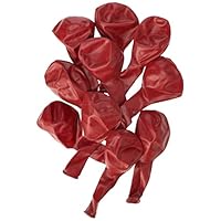 Scarlet Red Premium Latex Balloons (30cm) Pack of 10 - Party Decorations for Celebrations and Events