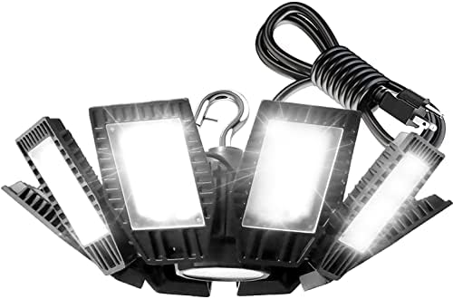 LED High Bay Light 250W 25,000lm Super Bright Industrial Commercial High Bay Light with US Plug LED Shop Lights for Garage Workshop Warehouse Factory Shop Lighting