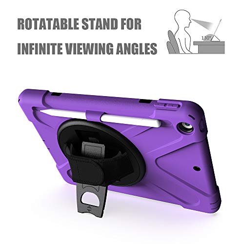 Protégez votre iPad 8e génération avec cet étui robuste violet - 3