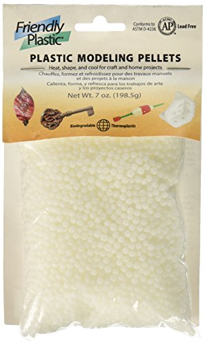 Amaco Friendly Plastic Pellets 7oz-Ivory