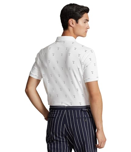 Image of POLO RALPH LAUREN Men's Classic Fit Printed Soft Cotton Polo Shirt