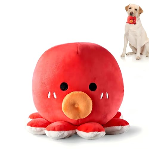 Interactive Dog Toy Ball for Small Dogs, Rechargeable Chicken Bounce Ball with Upgrade Removable Zipper for Large Dogs, Squeaky Move Jump Toy for Pets Keep Busy, No Loud Music (Yellow Chicke
