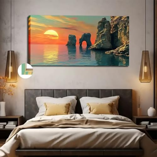 Impressions d'art photo ocean pour habiller un grand mur vide sans encombrer l'espace