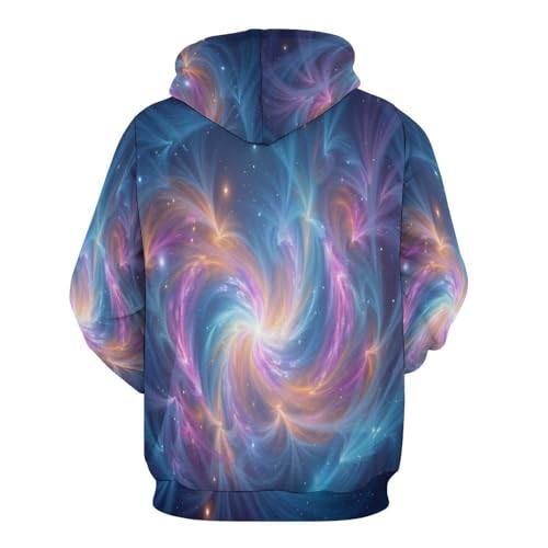Sweat à capuche à manches longues avec motifs 3D graphiques durables - 4