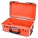 Orange & Black Pelican 1535 Air case. Comes empty with wheels.