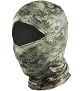 Military Camo Face Mask Bandana Balaclava Hood Headwear for Men Women Tactical Training Cycling S...