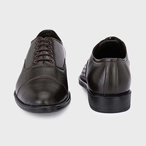 Image of Centrino Mens Uniform Dress Shoe |Formal Shoe for Men|Lace-up Shoe Business |Provide Comfort Perfect for Formal Wear, Business Casual, and Parties (20218)