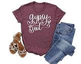 Gypsy Soul Womens Shirt | Womans Traveler Adventurer T Shirt | Available in Misses Unisex and Plus size T-Shirt, Assorted Colors