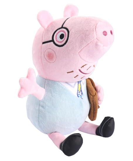 STRIDERS Daddy Pig Fancy Plush 12 Inches Adorable Stuffed Toy for Peppa Pig Fans