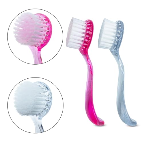 Kit 4 Escovinhas para Limpeza de Unhas Manicure e Pedicure
