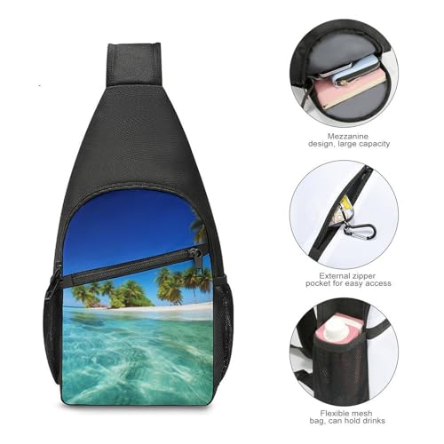 Mochila tipo bandolera deportiva para senderismo y uso casual miniatura 5