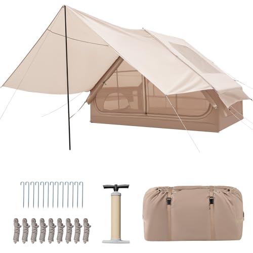Carpa Inflable KOTEK para Camping 4-6 Personas con Bomba