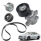 YzusGomumu Serpentine Drive Belt Tensioner Pulley Idler Pulley Compatible with 2007-2014 Nissan Altima Maxima Murano Quest 3.5L V6 Replaces 39155 11955-JA10D SK89676 SK107054 V38-0439