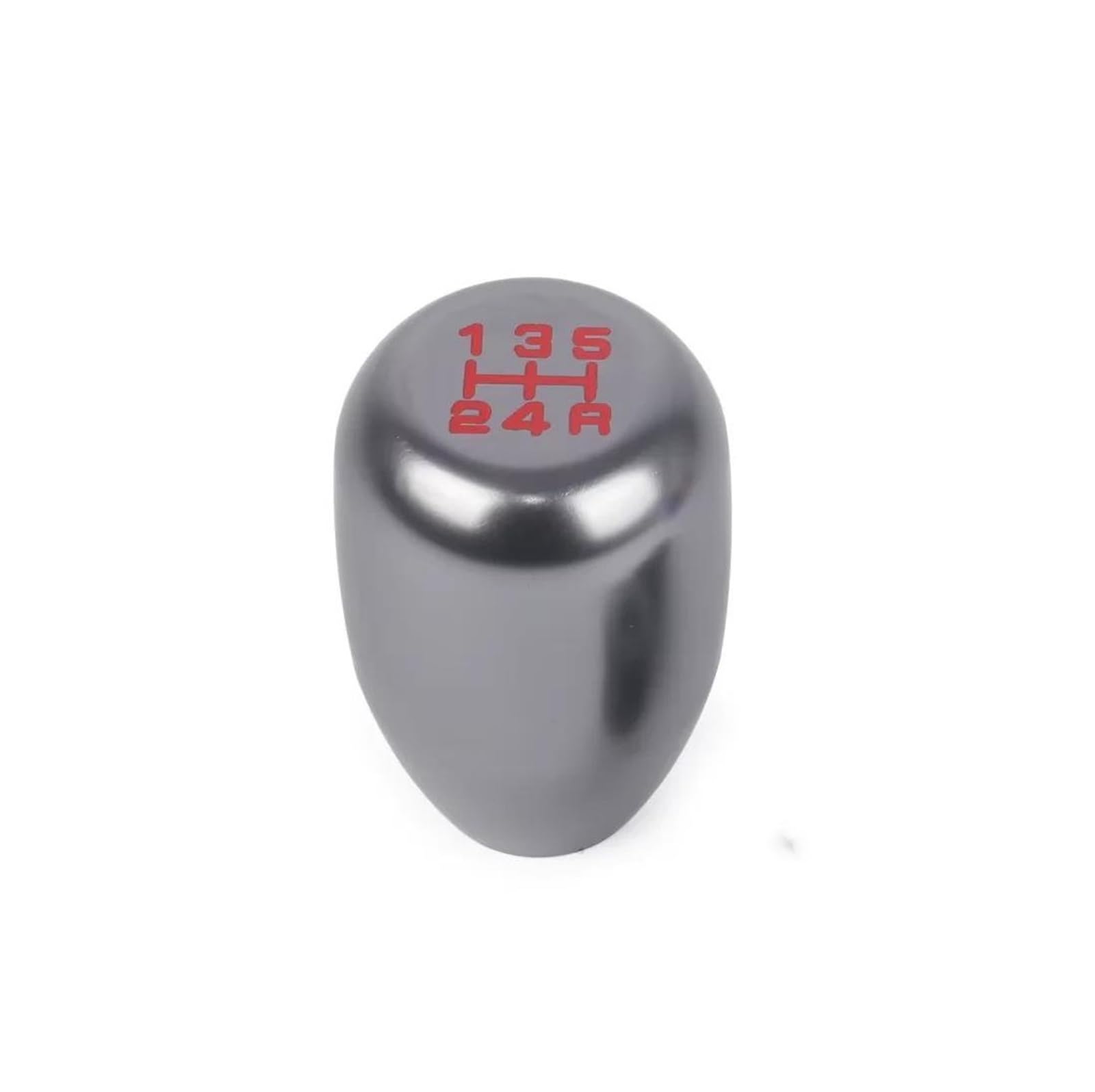 Hivzivccik One Color 1Pcs For Manual Transmission Automatic Gear Level Aluminum Alloy Universal 5 Speed Car Auto Gear Shift Knob Gear Lever Head(Titanium)