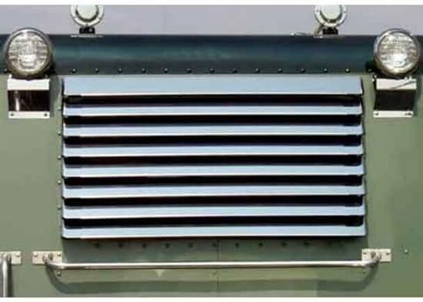 Technical Precision Replacement for Peterbilt 379 Year 1996 SS Rear Window Shade with 8 LOUVERS