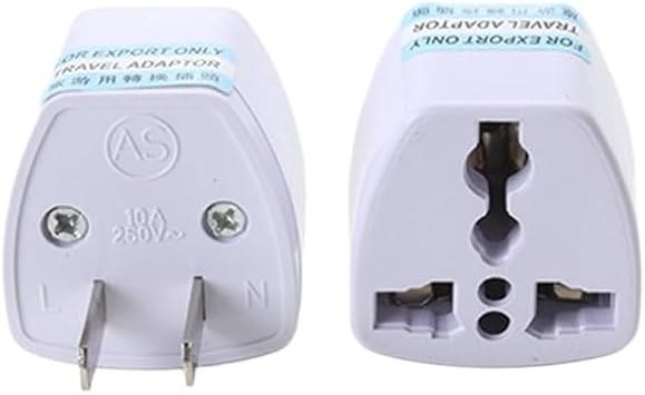 Set of 2, Overseas Power Conversion Plug, Multi Conversion Plug, Worldwide Compatible Used in Japan, A, BF, C, B3, O, B, Outlet Converter Adapter for Travel