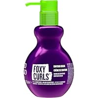 Bed Head by TIGI Foxy Curls Hair Cream Anti-Frizz Styling Cream for Bounce and Waves, Lightweight Curl Defining, Hydrating, Frizz-Control Hair Smoothing Treatment for Natural Wavy and Curly Hair