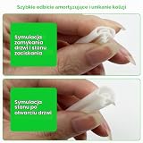 10 m Biała uszczelka drzwiowa z PVC, izolacja akustyczna drewnianych drzwi, szczelność antykolizyjna, przyjazny dla środowiska elastyczny materiał, szeroki zakres zastosowań
