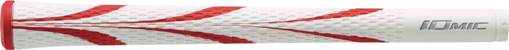 Iomic Golf Grip Sticky Opus2 No Backline White/Red Art Grip Series Base: White, End: Red M60 (1.6 mm)