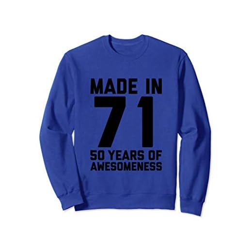 Regalo de 50 cumpleaños para su mujer Edad 50 años Mamá 1971 Sudadera