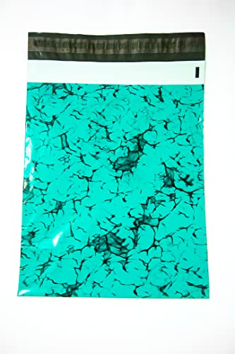 Sacs d'expédition imperméables en polyéthylène turquoise contre les déchirures - 5